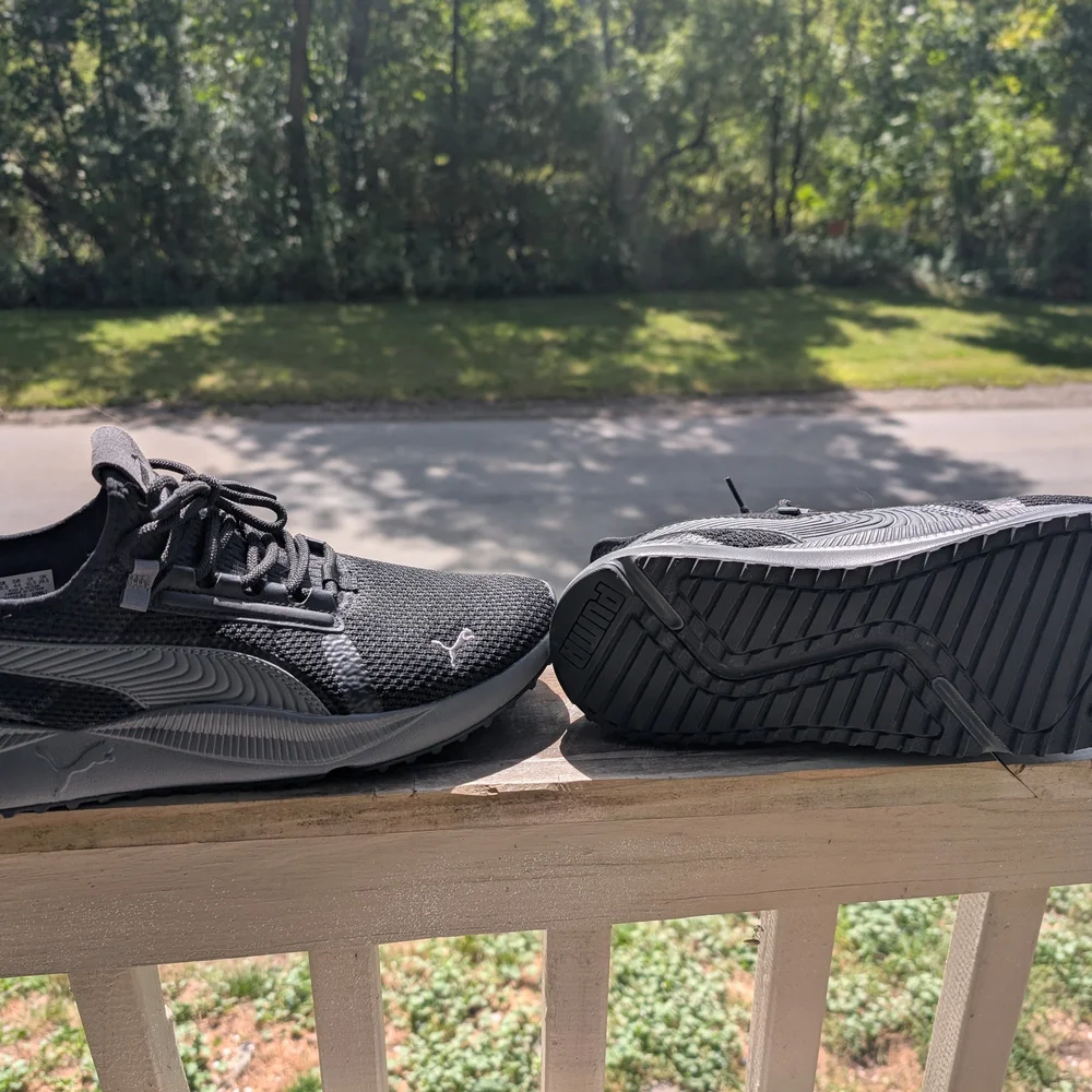 Puma Men's Black Athletic Sneakers - Picture 2 of 3